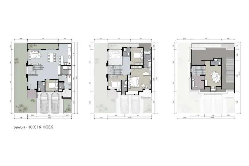 Floor plan for Tipe 10 Hoek