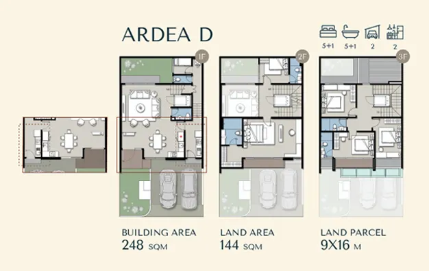 Floor plan for ARDEA D