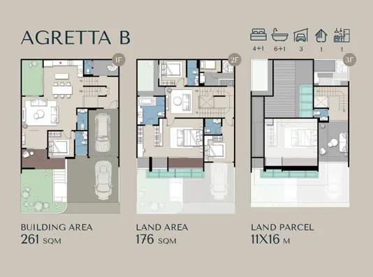Floor plan for AGRETTA B