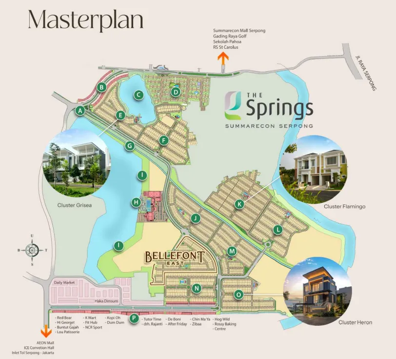 Bellefont East Masterplan - Summarecon Serpong