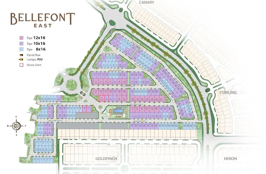 Bellefont East Site Plan - Premium Layout