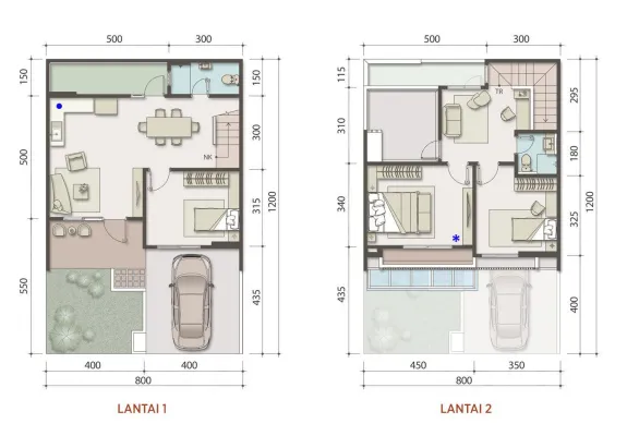 Floor plan for Type 8 Deluxe